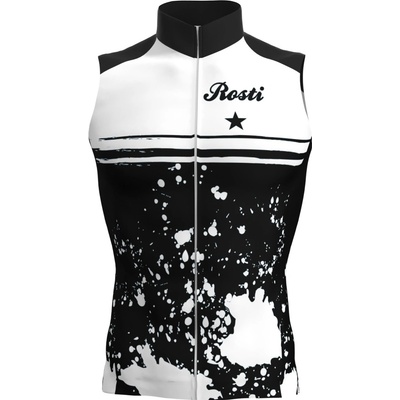 ROSTI NORMA bez rukávů dlouhý zip 2019 white-black dámský