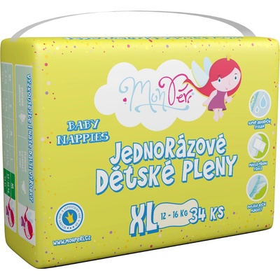 MonPeri XL 12-16 kg 34 ks
