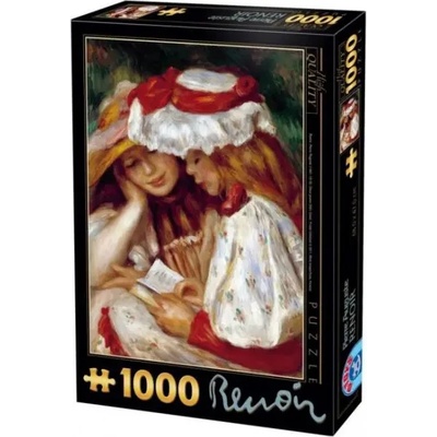 D-Toys - Puzzle Renoir: Deux jeunes filles lisant - 1 000 piese