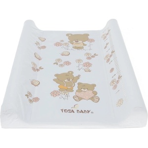Tega Baby Подложка за преповиване Tega Baby - Bear, 50 x 70 cm, бяла (5902963008848) - baby