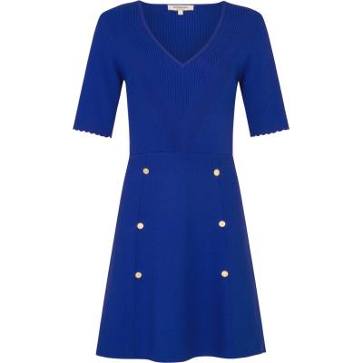 Morgan Плетена рокля синьо, размер M