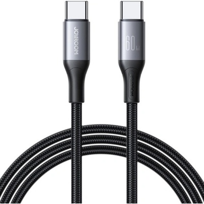 Joyroom S-A28 opletený nabíjecí a datový USB-C na USB-C 1m černý