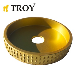 TROY Диск за дърво - за ъглошлайф / Диск за шлайфане на дърво 115 mm / Troy 25091 / (T 25091)
