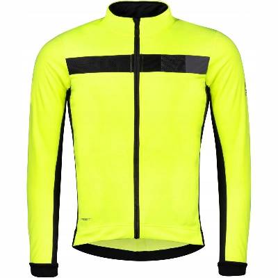 Pánska bunda FORCE FROST softshell, fluo-čierna XS