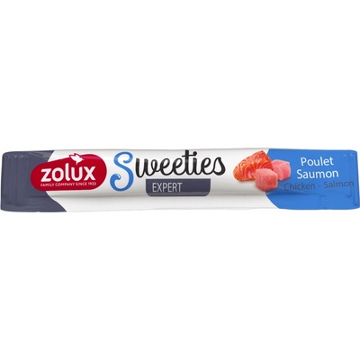 Zolux Pochúťka pes SWEETIES losos + kura krém.tyčinka 14 g