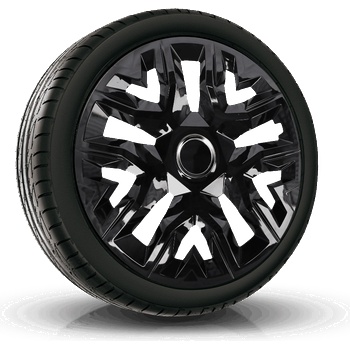 NRM капаци за колела 16", perfecto черен лак, 4брой (vtv-pu-23441)
