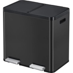 EKO-Europe EKO Кош за разделно събиране с 2 педала ESSENTIAL - 2 х 22 л. - черен (EKO 912544 - Black)