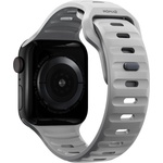 Nomad Силиконова каишка за Apple Watch 38мм, 40мм, 41мм, 42мм (2024) - Nomad Sport Band (сив) (NM01959885)