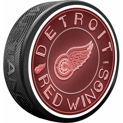Mustang Puk Detroit Red Wings NHL Neon
