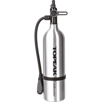 Topeak Крачна помпа Topeak TubiBooster X Upright pump - Black / Metallic - размер One Size (870-2645-0111)