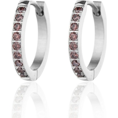 Jan Kos jewellery náušnice z oceli STA-7224/SW00