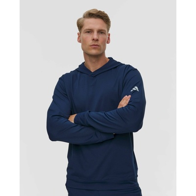 adidas Golf Ultimate365 Elevated Pullover Hoodie modrá