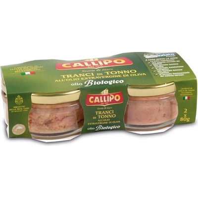 Callipo Tuňák v BIO olivovém oleji 80 g x 2