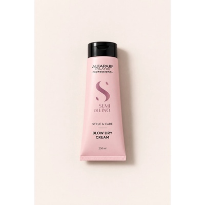 Alfaparf Milano Semi di Lino Style&Care Blow Dry Cream ochranný krém urychlující foukání pro všechny typy vlasů 200 ml