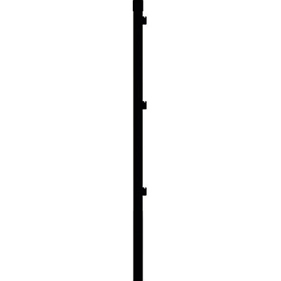 Plotový stĺpik súprava, antracitová sivá, RAL 7016, 150 cm, ø 34 mm, kov, 5 ks, 20425610