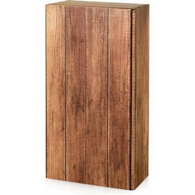 Krabica na víno 2fl vzor drevo 120183 Timber
