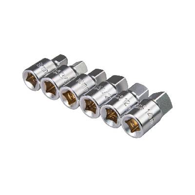 К-кт накрайници 3/8" за картер, 8, 10, 12, 14мм, 3/8", 1/2" Topmaster Professional (339604)