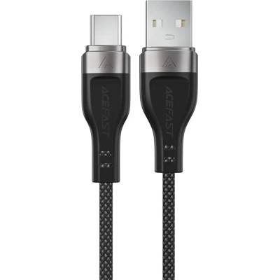 ACEFAST C11-04 USB-A - USB-C 3A кабел 1, 2 м магнитна оплетка - черен (6974316280224)