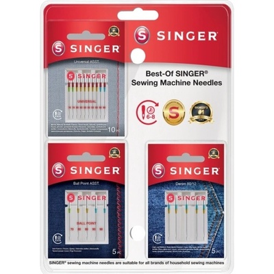 Speciální set 20 jehel Singer