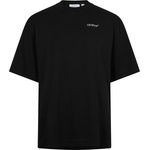OFF WHITE Тениска OFF WHITE Men's Half Arrow Oversized T-Shirt - Black 0001