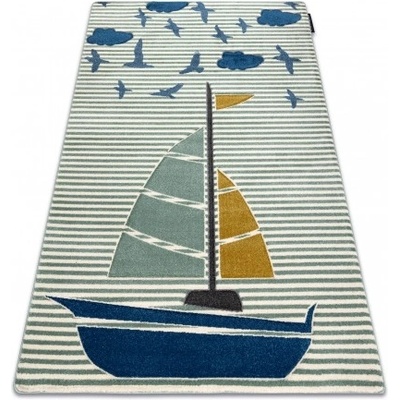 Makro Abra PETIT Loďka Plachetnice zelený