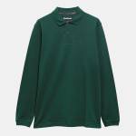 Barbour Блуза с яка Barbour Mens Essentials Long Sleeve Polo Shirt - Seaweed GN73