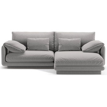 Micadoni Светлосив ъглов диван (десен ъгъл) Torino - Micadoni Home (MIC_RC_S_211_F1_TORINO5)