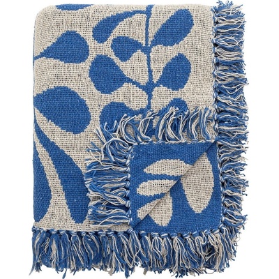 Bloomingville Nevine deka modrá 130x160