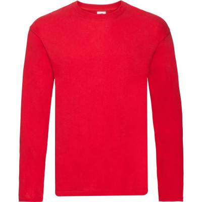Fruit of the Loom tričko Original LSL T dlouhý rukáv pánské černé