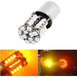  LED Лед Крушки, Мигач, 44 SMD, Canbus, 1156 (P21W), 12V, Оранжева, Жълта Светлина