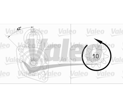 VALEO Štartér 455675