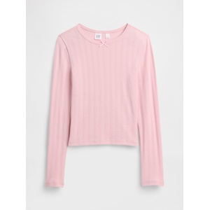 GAP Бебешка тениска с ребра GAP GAP | Rozov | Момичешки | XS - zoot - 41,05 лв