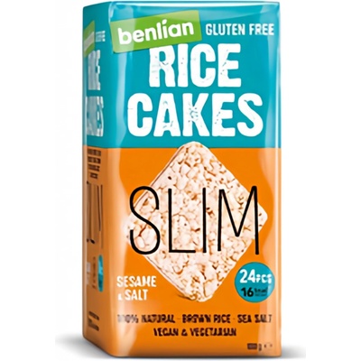 Benlian Rice cakes slim rýžové chlebíčky sezam a sůl 100 g