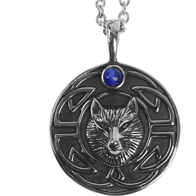 NNM висулка Wolf Глава Blue Eye - SS8-232P