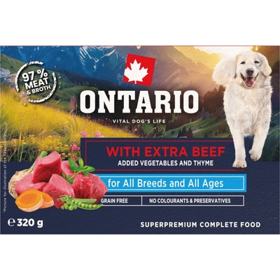 Ontario s extra hovädziem 320 g