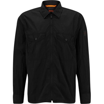 Image 1 of Boss Риза с дълъг ръкав Boss Men's Orange Zip Long Sleeve Overshirt - Black 001