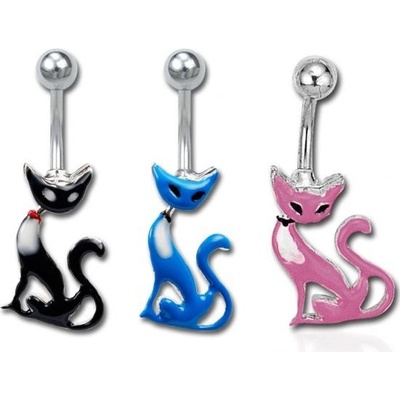 Marre piercing do pupíku kočka TBCT1