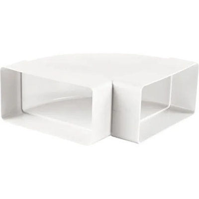 VENTS КОЛЯНО ЗА ПЛОСЪК ВЪЗДУХОВОД 5251 55х110 ХОРИЗОНТАЛНО ПВЦ (63100,5251)