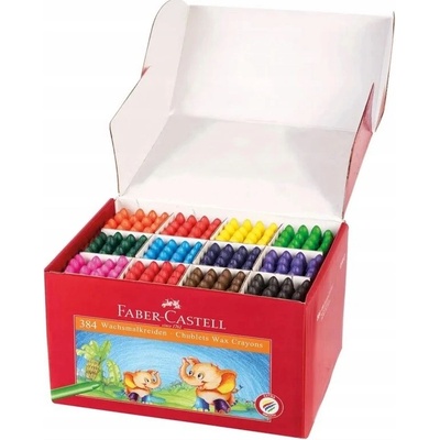 Faber-Castell voskovky 12 farieb 384 ks