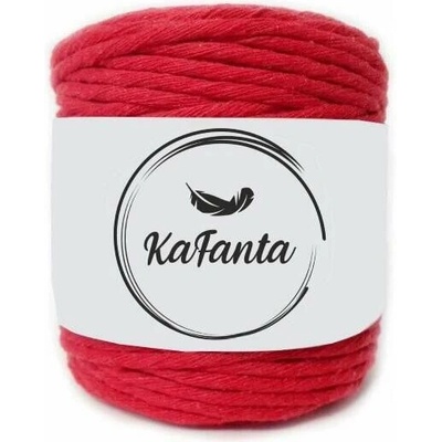 Macrame priadza KaFanta 5mm/100m - červená