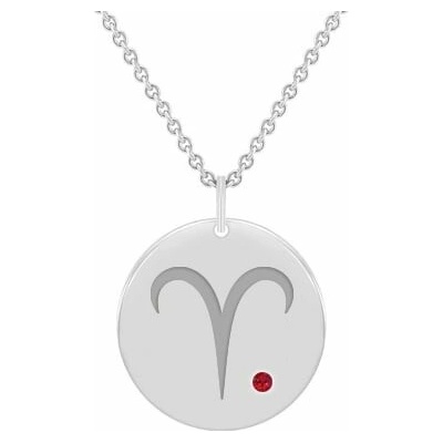 Eppi Zlatý přívěsek se znamením a rubínem Beran P35362
