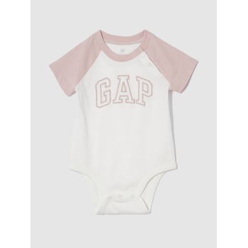 GAP Бебешко боди с логото на Gap GAP | Rozov | Момичешки | 56-62