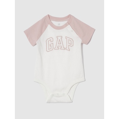 GAP Бебешко боди с логото на Gap GAP | Rozov | Момичешки | 56-62