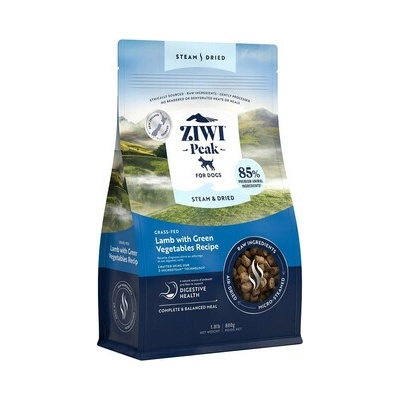 Ziwipeak Dog Steam & Dried s jahňacím mäsom 0,8 kg