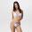Jack Wills Women's Knot Front Crop Top Bikini - Blue Ditsy