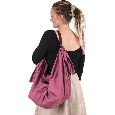 imago Lněná dámská taška z Furoshiki šátku přírodní