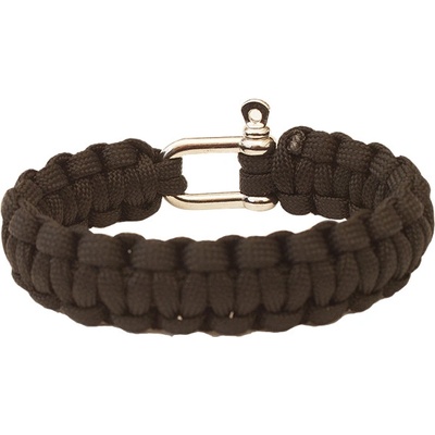 Highlander Paracord - kovová spona čierna