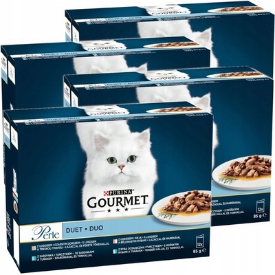 Gourmet Perle lahodný výběr ryb ve šťávě 72 x 85 g