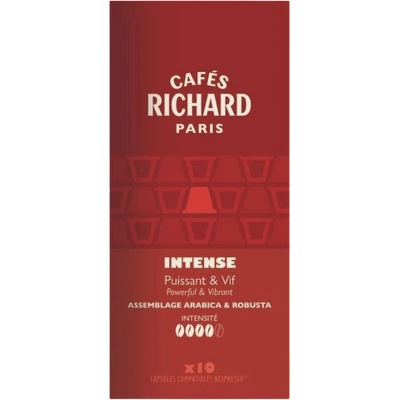 Cafés Richard Кафе капсули Cafes Richard Intense съвместими с Nespresso, 10 капсули