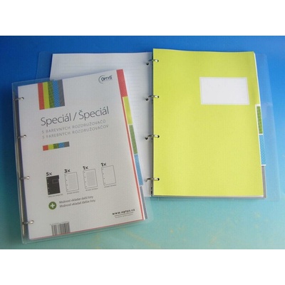 Optys Studentský speciál A4 blok 5 x 20 linkovaných listů – Hledejceny.cz